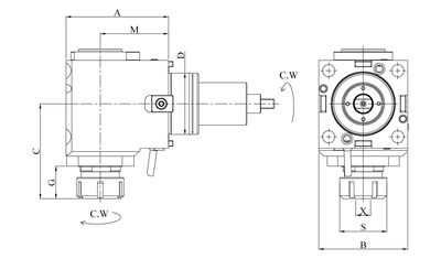BMT45 Radial Driven Tool